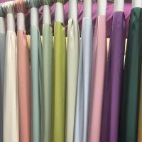 高端女士服装素色缎面料光滑柔顺垂感好透气有弹力批发