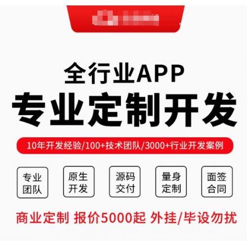 手机app开发软件定制分销积分商城语音交友信息发布小程序制作